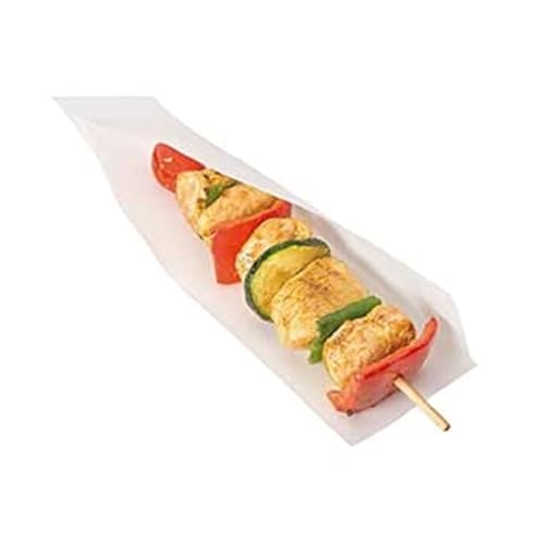 Garcia de Pou Open Pack Bag for Morsels, Hot Dogs 35 Gsm in Box x, Paper, White, 15 x 13/10 cm