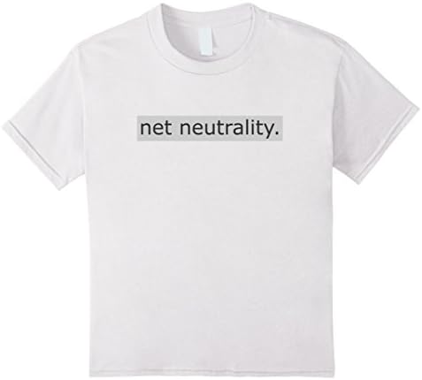 Kids Simple and Cool Net Neutrality T-Shirt | Pro Net Neutrality 10 White
