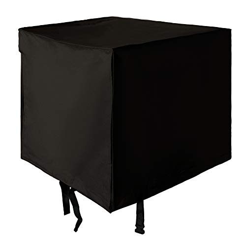 NEXTCOVER Universal Generator Cover-600D Canvas Heavy Duty Waterproof Fade Resistant,Fits Generator Up to 38" Long and 28" Wide and 30" High,Black Color,N21G810C