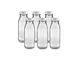 The Dairy Shoppe 1 Pint Glass Water Bottle 17 Oz