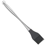 Makimy Barbecue & Grill Basting Brush - Premium 12 Inch Stainless Steel Handle