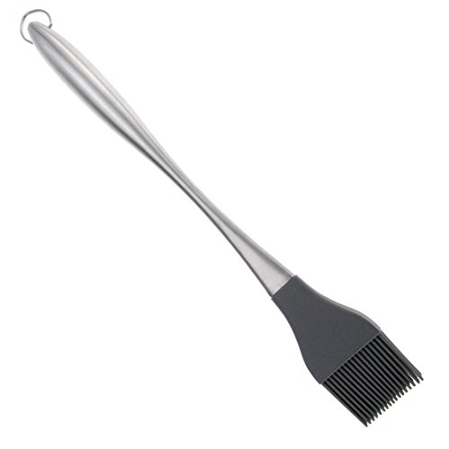 Makimy Barbecue & Grill Basting Brush - Premium 12 Inch Stainless Steel Handle