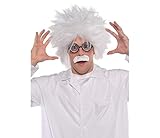 Amscan Fun-Filled Costume Party Mad Scientist Kit (1 Piece), One Size, White/Black