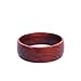 SOLEED Rings Wooden Wedding Band For Men and Women, 8mm Natural Koa Wood Ring, Comfort Fit Design, Domed Top
