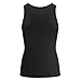 Men Waist Trainer Corset Vest Hot Neoprene Body Shaper Tank Top Sauna Suit Shirt No Zip Trimmer (S, Black Sauna Sweat Suits)