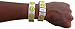 Goldistock Event Wristbands Happy Face Neon Yellow 500 Count | ¾” Arm Bands | Paper-Like Party Armbands | Wrist Bands