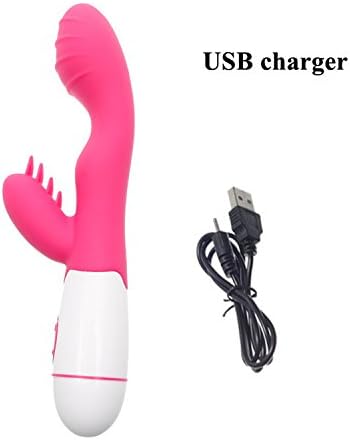 YLcabin Top Quality Vibretors Women Tongue 30 Speeds G Spot Women, USB Rechargeable Dual Vibration Waterproof Unexceptionable Toys Machine, Tight Exercise Machine Womens