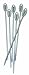Cuisinart CSKS-166 Stainless Steel Skewers (Set of 6) , Metallic