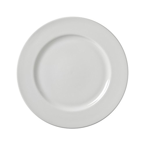 10 Strawberry StreetZ-Ware Porcelain 10.5" Dinner Plate, Set of 6, White