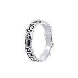 Gem Avenue 925 Sterling Silver 5mm Musical Notes Band