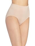 Bali Women's Comfort Revolution Seamless Brief Panty, Nude, 8/9