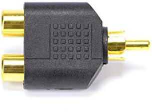 Nanotek RCA Y Splitter Adapter 2 Female to 1 Male for Audio Video ...