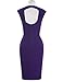 Belle Poque Women's 50s Knee-Length Cap Shoulder Cocktail Pencil Dresses