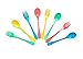 Knork Togo Lunch Reusable Plastic Utensil Fork and Spoon Pack, 8+1 Piece Set, Multi Color