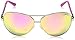 GUESS Factory Faux-Leather Aviator Sunglasses