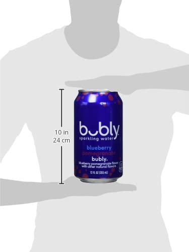 BUBLY BLUEBERRY POMEGRANATE 12OZ CAN, 12 FL OZ