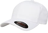 Flexfit Men's THP Premium Flexfit Cotton Twill Hat, White, Large/X-Large