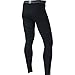 NIKE Men's Pro Tights, Black/Dark Grey/White, Small