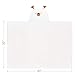 Natemia Premium Ultra Soft Baby Hooded Towel - White Bear Animal Design - Newborn to Toddler - Made in Turkey
