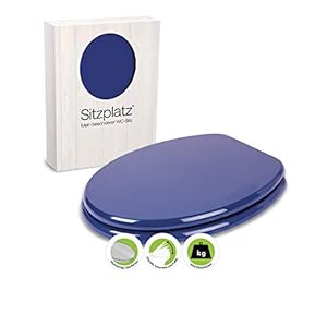 SITZPLATZ WC-Sitz Venezia in Dunkelblau