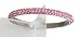 Bangle Bracelet with 3 rows of Sparkly Bling Bling Crystal Rhinestones: Baby Pink
