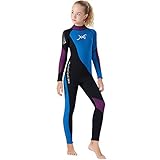 Teen Wetsuit – UV UPF 50+ Sun Protection Swimwear Warm Surf Suit Long Sportswear