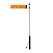 YakAttack VISIPole II with Flag and 360° LED Light | GearTrac Ready Visibility System for Kayaks | Waterproof to 1000 ft | Includes Mounting Hardware & Batteries | Made in USA