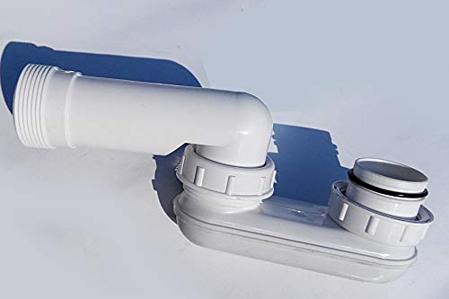 Maslin Bathtub and Shower Room P Trap,Drainage Odor-Prevention with fexible tub