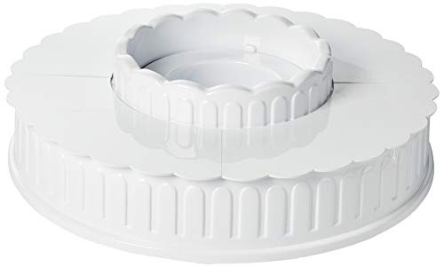 Martellato COD. 118/F Plastic Base for Fountain Model Cake Stand, White