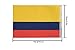 TSMD Colombia Flag, 100 Feet Colombian Flag National Country World Pennant Flags Banner String,Party Decorations for Olympics,Bar,World Cup,School Sports Events,International Festival Celebration