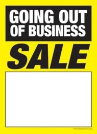 Amazon Com T50goi Going Out Of Business Sale Slotted Sale Tags 5 X 7 100 Pack Office Products