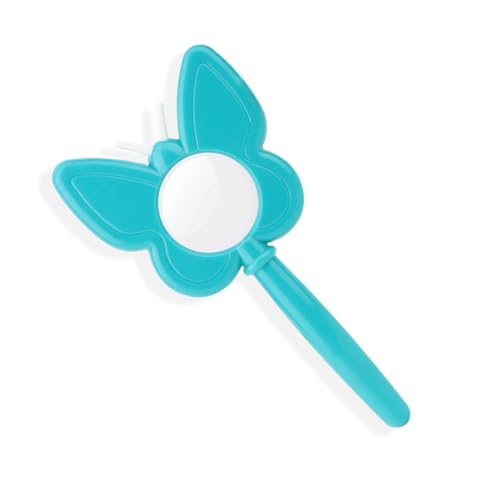 Meximore Kids Magnifier, Handheld Butterfly Bee Magnifying Glass, Animal Shaped Magnifying Glass, Colorful Hand Toy, Mini Magnifier for School, Outdoor Exploration (Deep Green Butterfly)