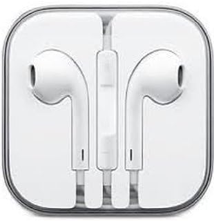 Apple Style White Earphones/Earbuds with Microphone for iPhone/Sony/Samsung