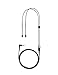 Shure Earphone Replacement Cable for SE Sound Isolating Earphones with MMCX Connection Detachable Cables (SE215, SE315, SE425, SE535, SE846) - 64-inches Long, Black (EAC64BK)