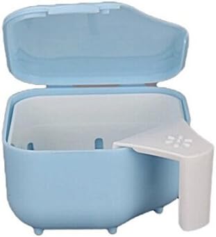 Darin PP Denture Cleaning Container with Strainer Cup . Denture Cleaning Storage .Denture Cup. Denture box
