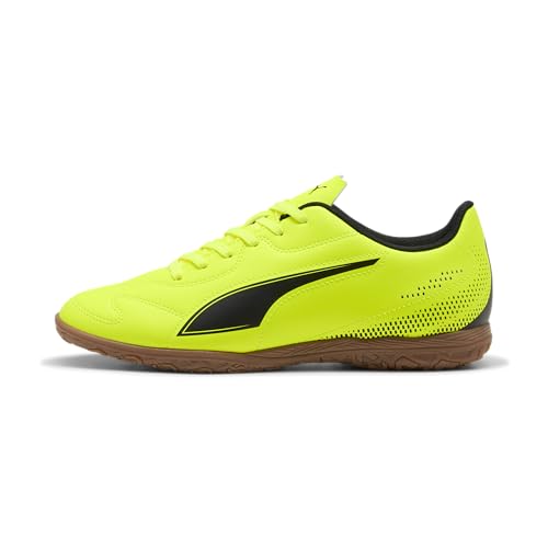 PUMA Mens Vitoria II Indoor Training Football Boots, Yellow Alert-PUMA Black, 9 UK