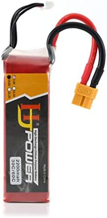 LouiseEvel215 14.8V 2200MAH 30C 4S Lipo Battery XT60 Plug Rechargeable for RC Racing Drone Helicopter Car Boat Model