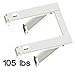 Qualward Window Air Conditioner Brackets AC Support Bracket for 5000 to 12000 BTU Small A/C Units, Heavy Duty with 2 Arms, Up to 105 lbs