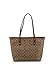 Coach Signature City Zip Tote IM/Khaki/Saddle 2