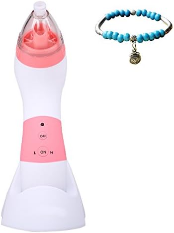 Jannychen Blackhead Cleanser Electric Pore Cleanser Exfoliates and Resurfaces the Skin Comedo pore cleanser Diamond Microdermabrasion Suction Rechargeable skin scrubber Machine