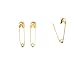 Bezall Small Safety Pins Gold Bulk for Clothes Quilting Sewing Fastening Garment Hang Tags Jewelry Making, 19mm Metal (1000Pcs)