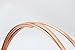 21 Gauge, 99.9% Pure Copper Wire (Half Round) Dead Soft CDA #110 Made in USA - 1 Ounce (70FT) by CRAFT WIRE