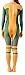 Seeksmile Unisex Lycra Spandex X-Men Ms Rogue Zentai Bodysuit (Large, Yellow)