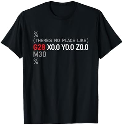 Amazon.com: CNC Machinist There's No Place Like G28 X0 Y0 Z0 T