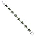 PammyJ Green Sea Turtle Bracelet Silvertone