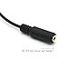 Coiled 3.5mm Jack Audio Cable - Riipoo 5 Feet 90 Degree Angle 4 Pole TRRS 3.5mm Male to Female Stereo Jack Audio Extension Coiled Cable, Spring Cable (Golden Plated)