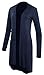Long Cardigan with Pocket Long Sleeves for Women 5X-Large Navy