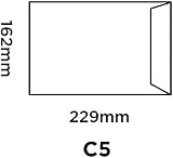 Blake C5 229x162mm 90gsm Self Seal Envelopes Pack of 50 White view 4