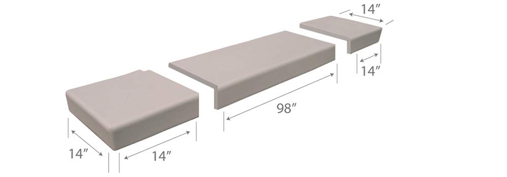 KidKusion Soft Seat Hearth Pad | Made in USA | Taupe | Extra Long | 126