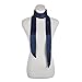 IvyFlair Long Skinny Tie Neck Scarf Choker, Dark Blue